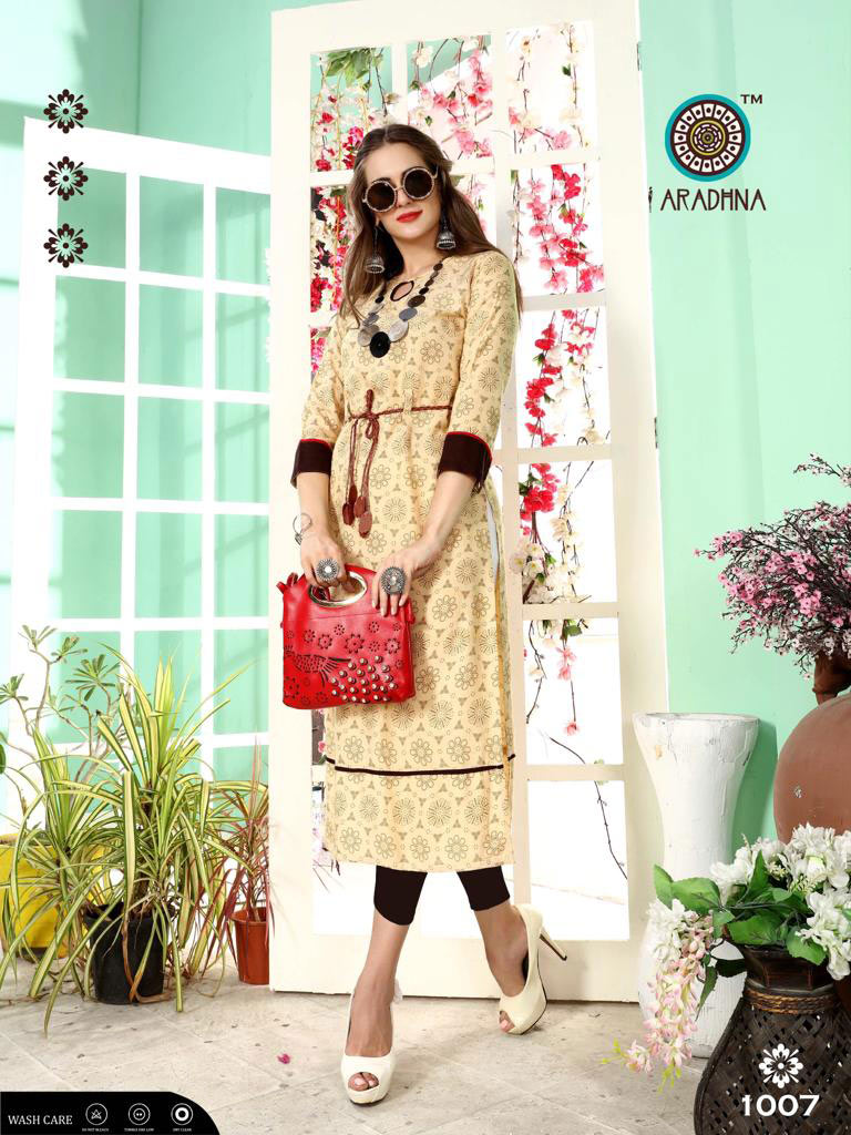 Kiwi Vol-2 Aradhna Rayon Foil Print Wholesale Kurti Traders Kiwi Vol-2 Aradhna Rayon Foil Print Wholesale Kurti Traders